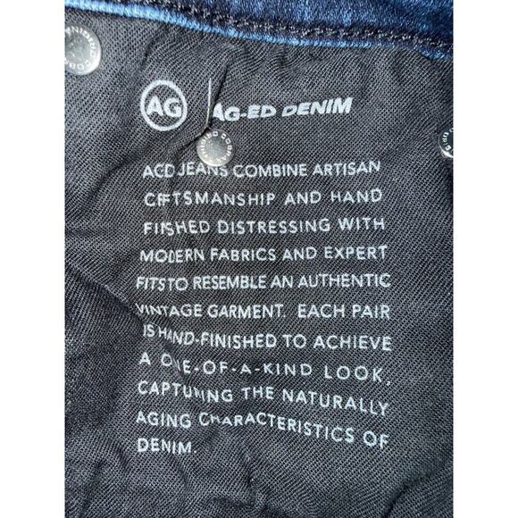 AG Adriano Goldschmied Womens Mari Mid-Rise Slim Straight Leg Jean Size 31 - Picture 16 of 16